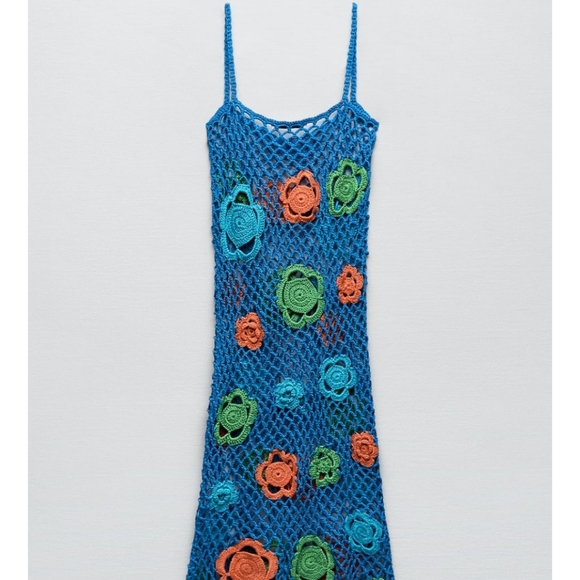 Floral Crochet Dress Limited Edition Zara - Picture 12 of 13